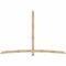 Ekena Millwork Bellingham Rough Sawn Timber Gable Bracket, Douglas Fir, 108"W x 72"H x 2"D x 4"F, 16/12 Pitch GBW108X72X0204BEL00RDF - alternate 1